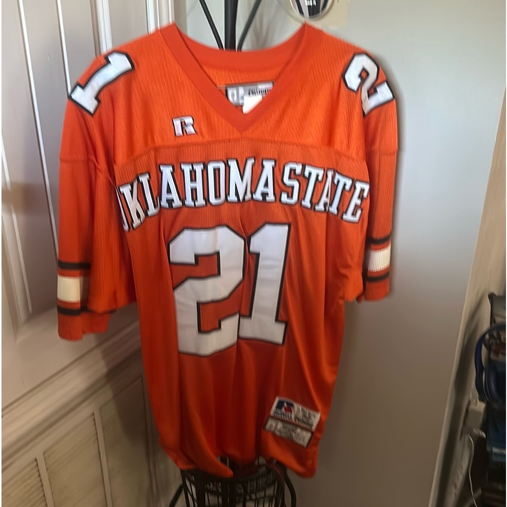 Barry Sanders Oklahoma State University college jersey number 42 size 52